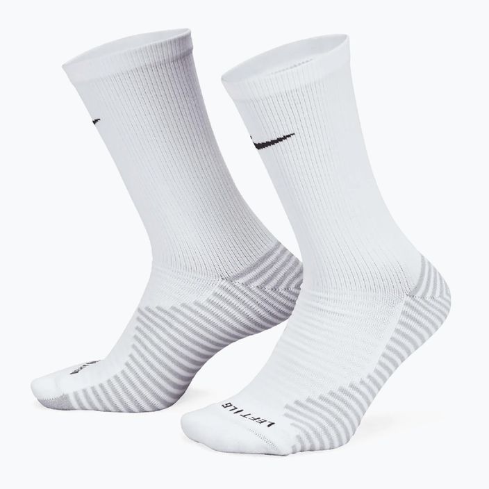 Calzettoni da calcio Nike Strike Equipaggio bianco/nero