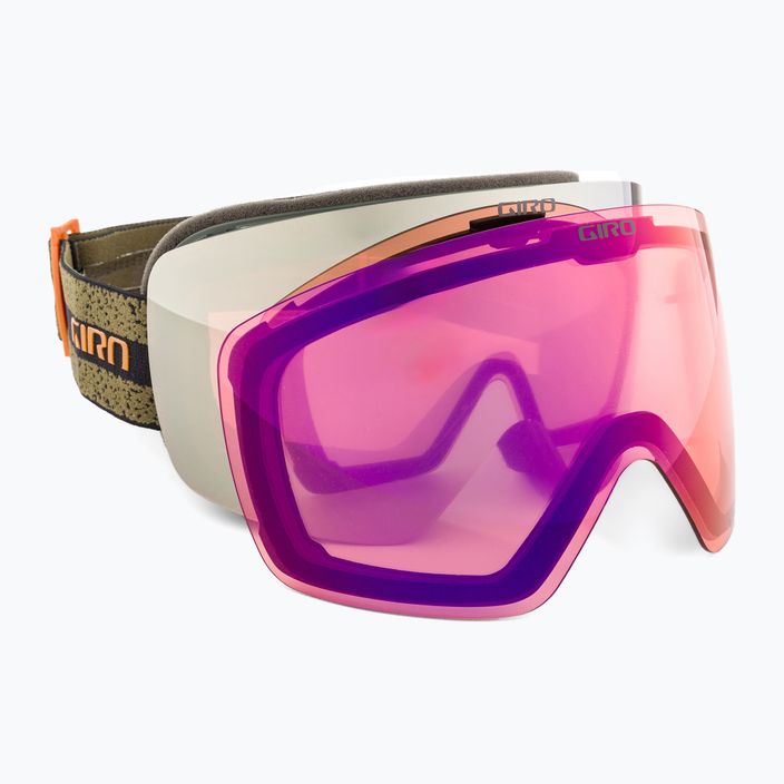 Giro Contour trail green expedition/onyx/infrared occhiali da sci