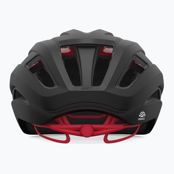 Giro Aries Spherical MIPS casco da bicicletta rosso carbonio opaco 3