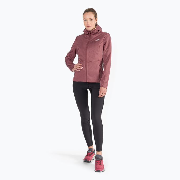 Giacca softshell da donna The North Face Quest Highloft Soft Shell wild ginger heather 2