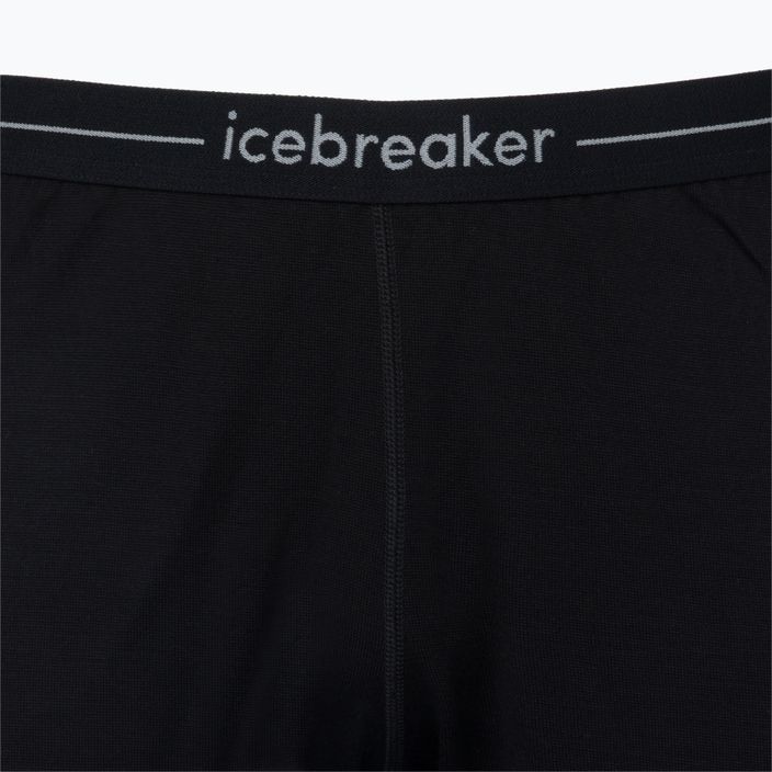Pantaloni termici da uomo icebreaker ZoneKnit 260 nero/jet heather/cb 8