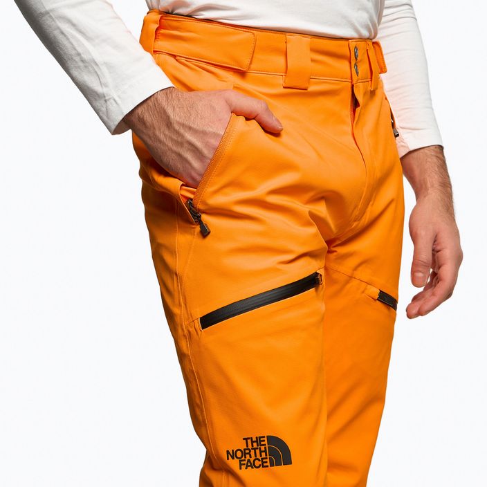 Pantaloni da sci da uomo The North Face Chakal cono arancione 4