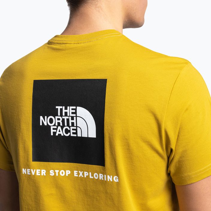 Maglietta The North Face Redbox mineral gold da uomo 6