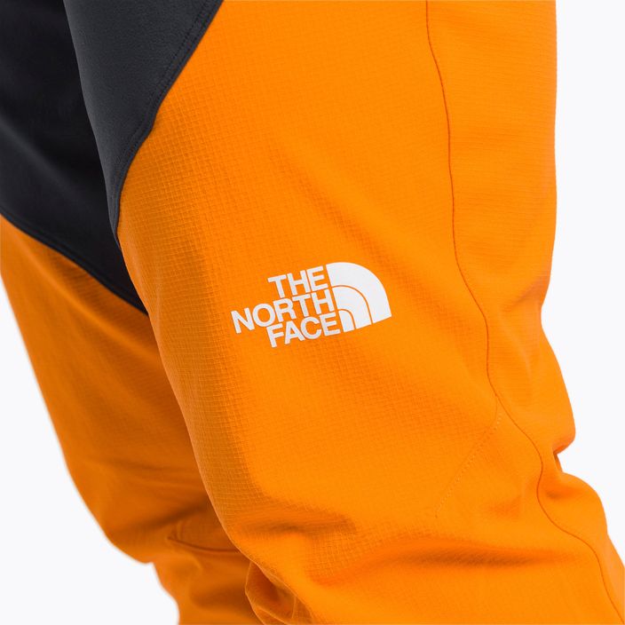 Pantaloni softshell da uomo The North Face Dawn Turn cono arancio/grigio asfalto/nero 5