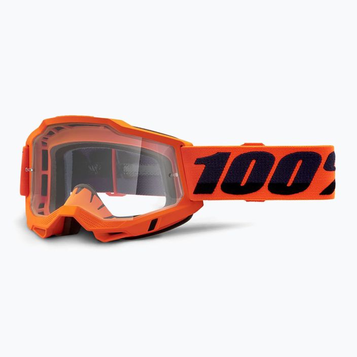 100% Occhiali da ciclismo Accuri 2 neon/arancio/chiaro 5