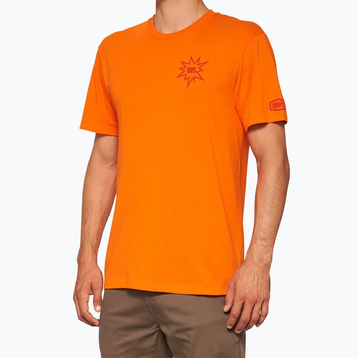 Maglietta 100% Smash arancione da uomo