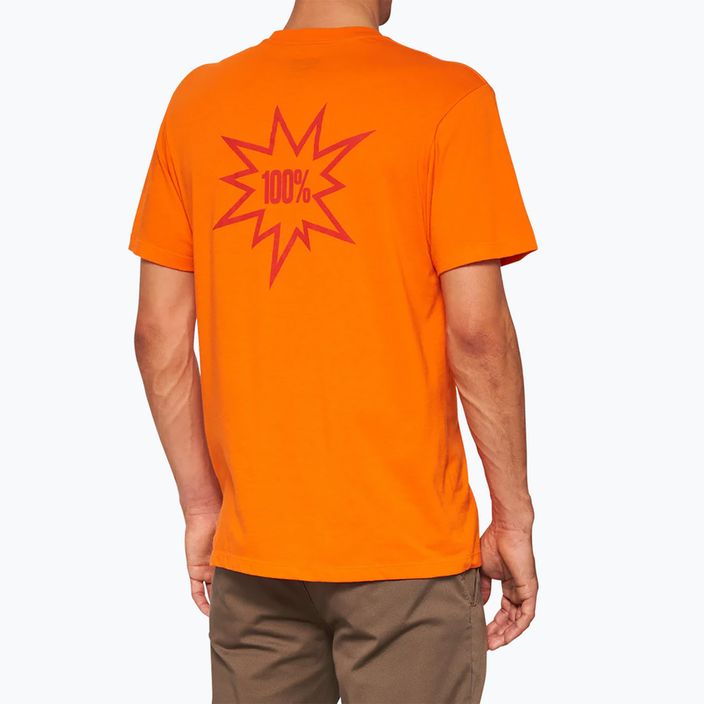 Maglietta 100% Smash arancione da uomo 2