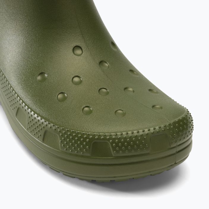 Crocs Classic Rain Boot verde militare per uomo 7