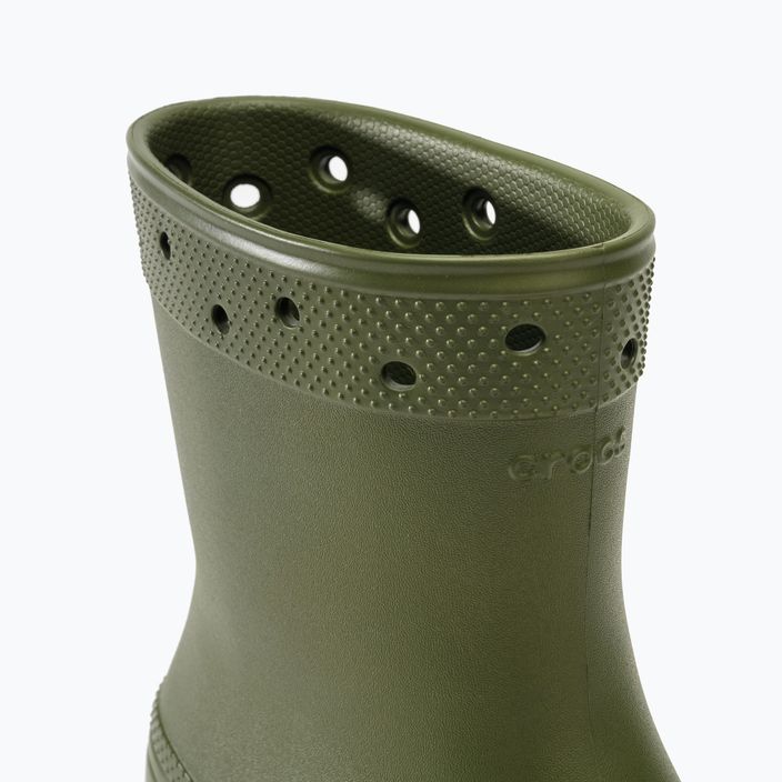 Crocs Classic Rain Boot verde militare per uomo 8