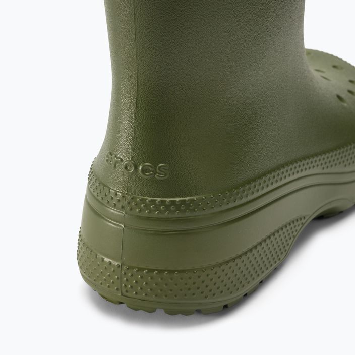 Crocs Classic Rain Boot verde militare per uomo 9