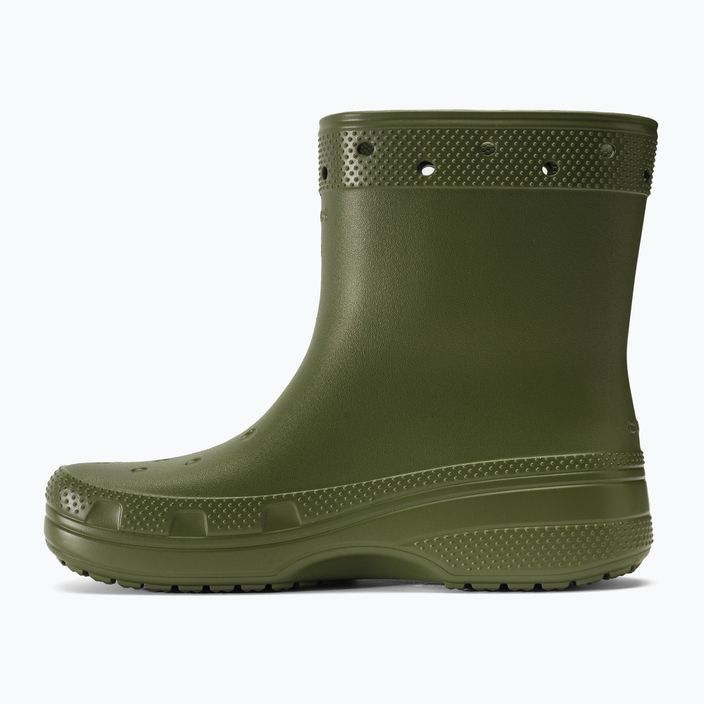 Crocs Classic Rain Boot verde militare per uomo 10