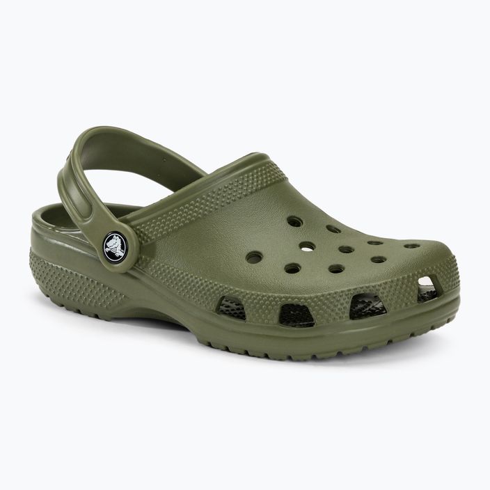 Crocs Classic Clog Bambini infradito verde militare 2