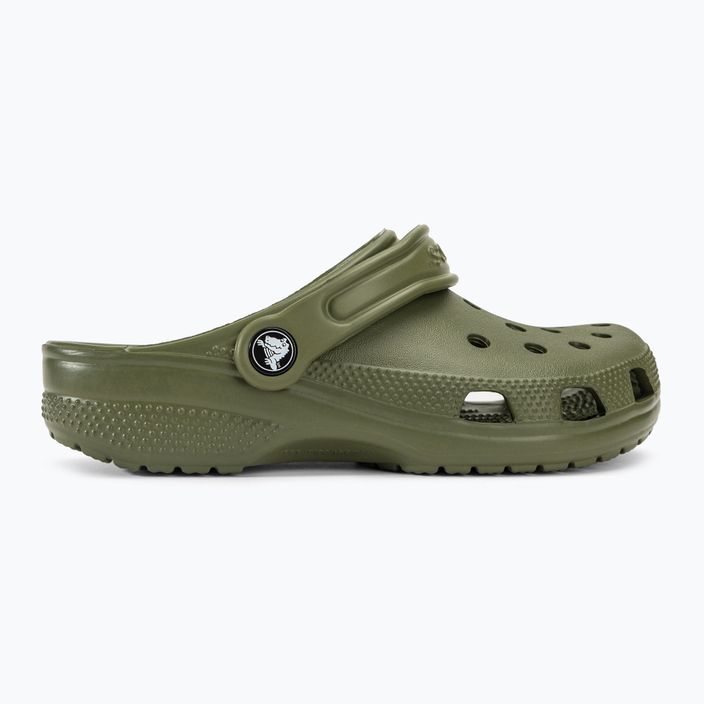 Crocs Classic Clog Bambini infradito verde militare 3