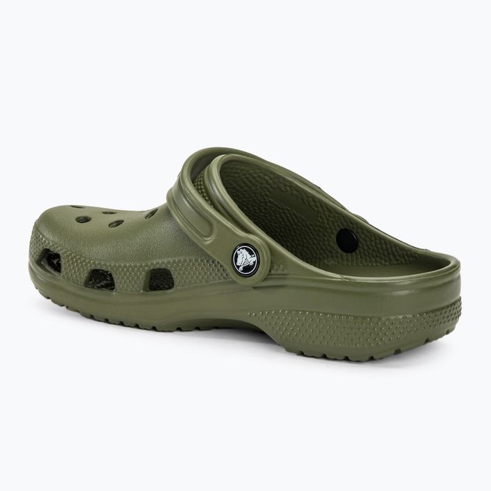 Crocs Classic Clog Bambini infradito verde militare 4