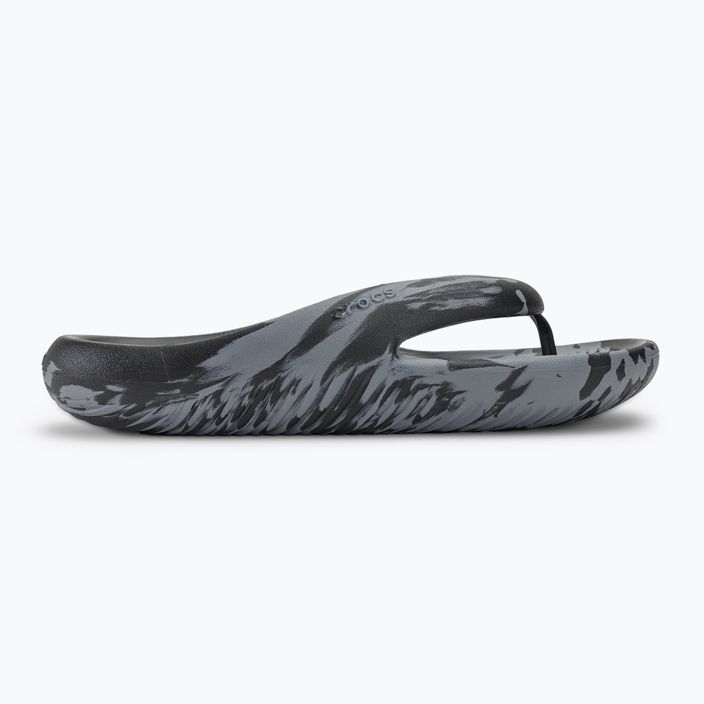 Infradito Crocs Mellow Marbled Recovery nero/carbonio 2