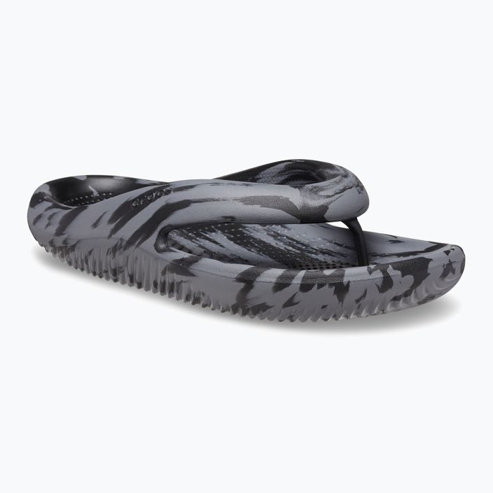 Infradito Crocs Mellow Marbled Recovery nero/carbonio 8