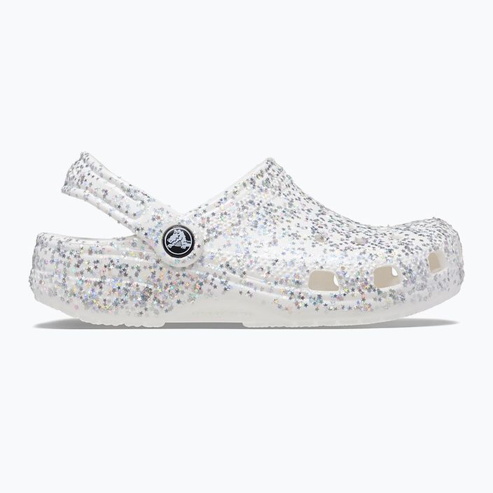 Crocs Classic Starry Glitter infradito bianche per bambini 10