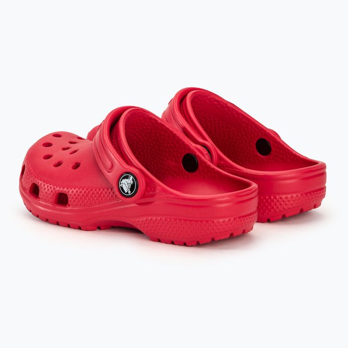 Crocs Classic Clog T infradito per bambini rosso varsity 4