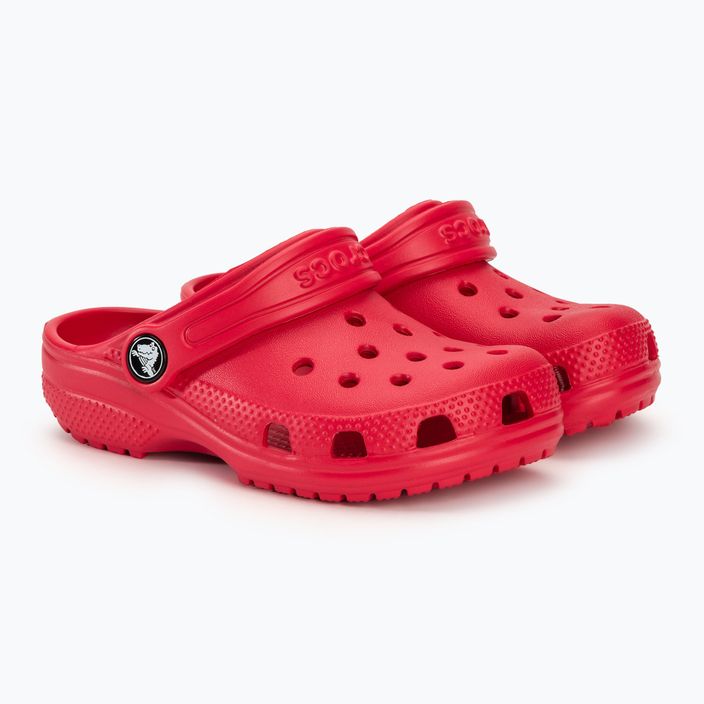 Crocs Classic Clog T infradito per bambini rosso varsity 5