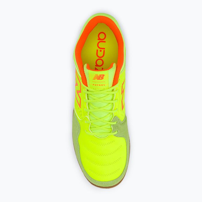 New Balance Audazo V5+ Command IN verde scarpe da calcio da uomo 6