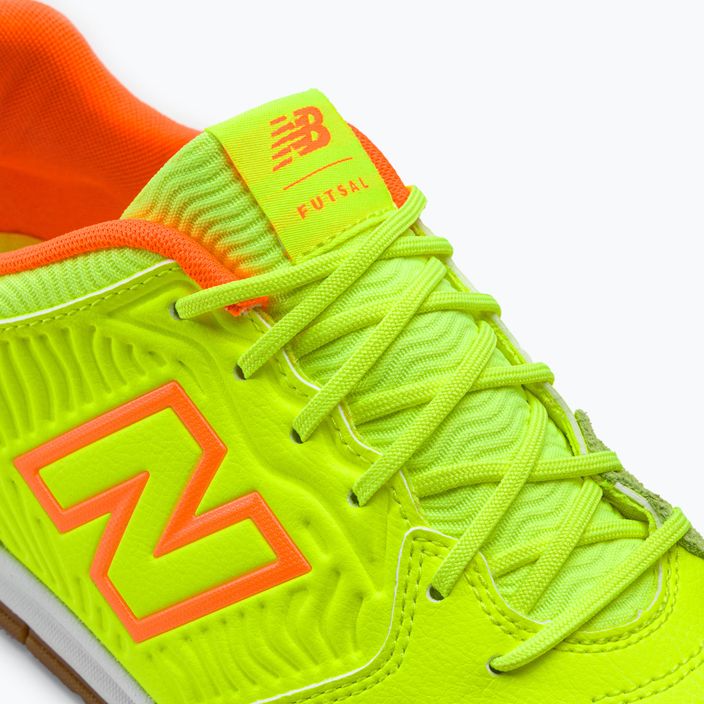 New Balance Audazo V5+ Command IN verde scarpe da calcio da uomo 8