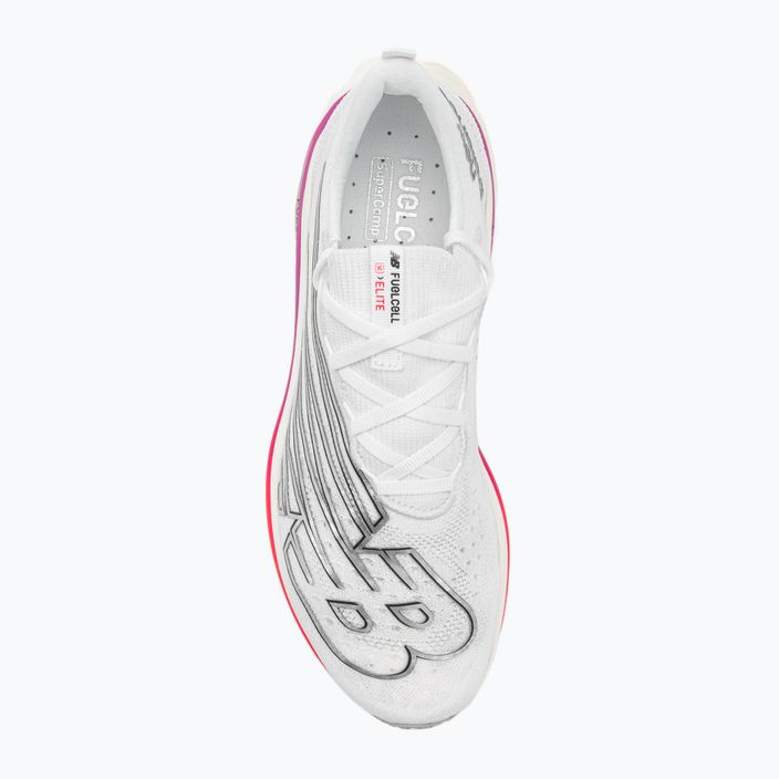New Balance FuelCell SuperComp Elite v3 scarpe da corsa bianche da uomo 6