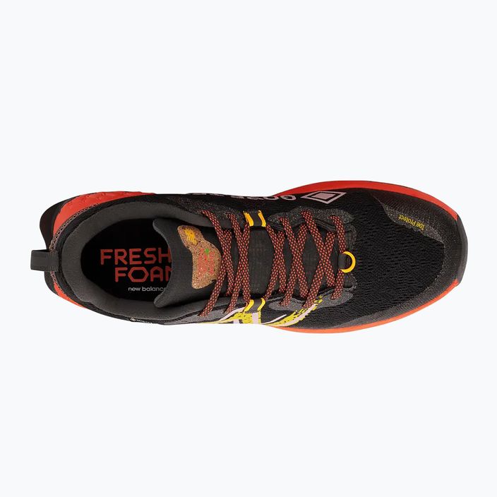 New Balance Fresh Foam X Hierro v7 nero/arancio scarpe da corsa da uomo 13