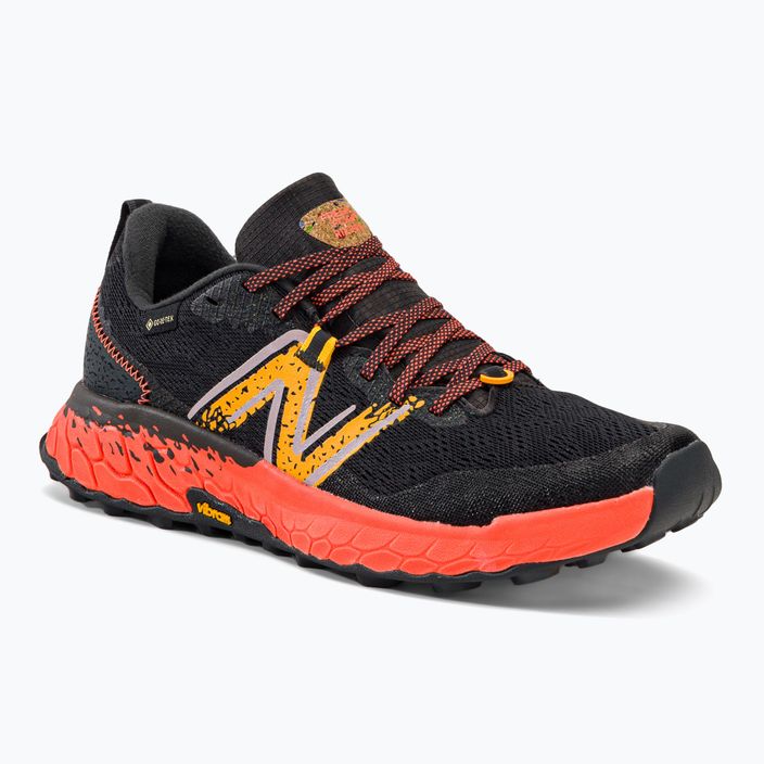 New Balance Fresh Foam X Hierro v7 nero/arancio scarpe da corsa da uomo