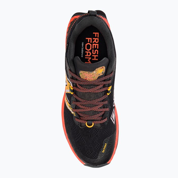 New Balance Fresh Foam X Hierro v7 nero/arancio scarpe da corsa da uomo 6