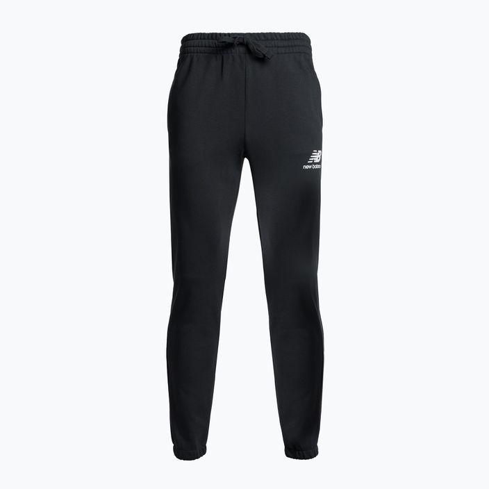 Pantaloni New Balance Essentials Stacked Logo neri da uomo 5