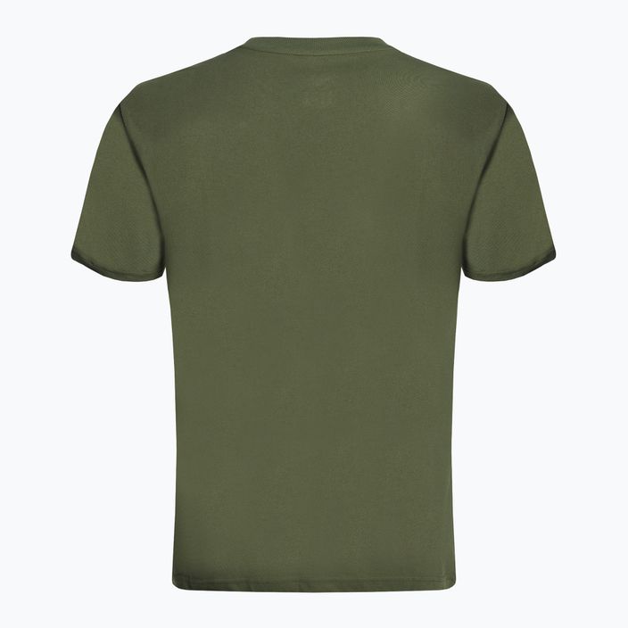 Maglietta New Balance Essentials Stacked Logo verde oliva intenso da uomo 6