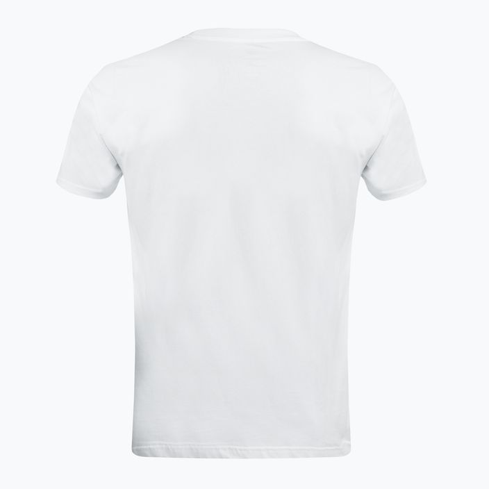 T-shirt New Balance Essentials Stacked Logo bianca da uomo 6