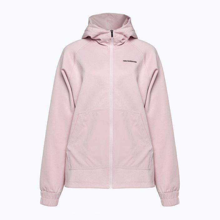 Giacca New Balance Achiever Tech Fleece rosa pietra da donna 5