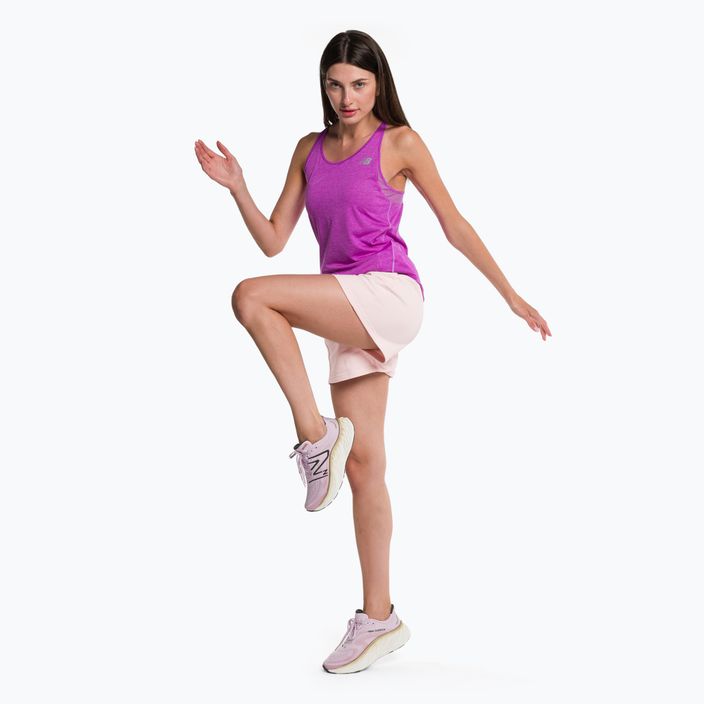 Pantaloncini da allenamento da donna New Balance Athletics Nature State French Terry lavato rosa 2
