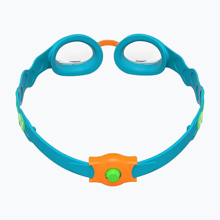 Occhialini da nuoto per bambini Speedo Infant Spot blu/verde 2