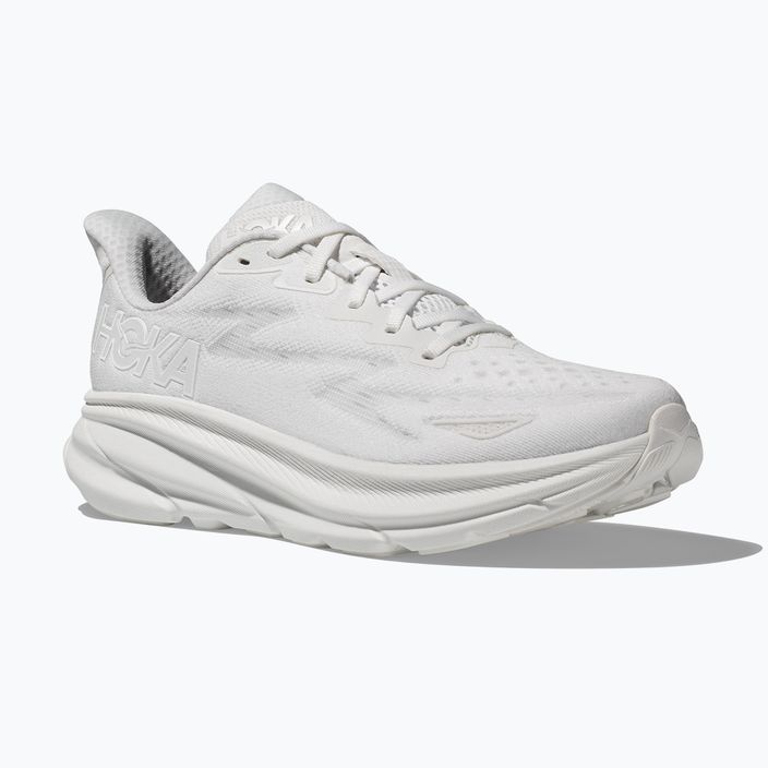 Scarpe da corsa da uomo HOKA Clifton 9 bianco/bianco