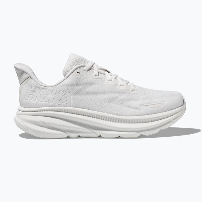 Scarpe da corsa da uomo HOKA Clifton 9 bianco/bianco 2