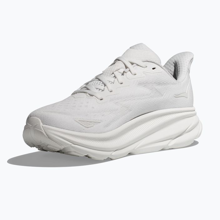 Scarpe da corsa da uomo HOKA Clifton 9 bianco/bianco 3