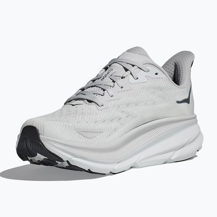 HOKA Clifton 9 nimbus cloud/lana d'acciaio scarpe da corsa da uomo 5