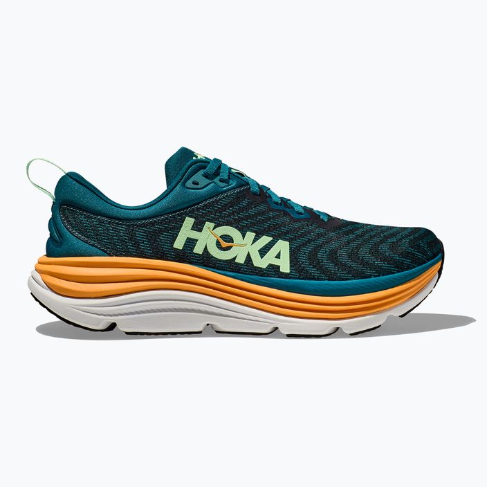 Scarpe da corsa da uomo HOKA Gaviota 5 deep lagoon/sherbet 2