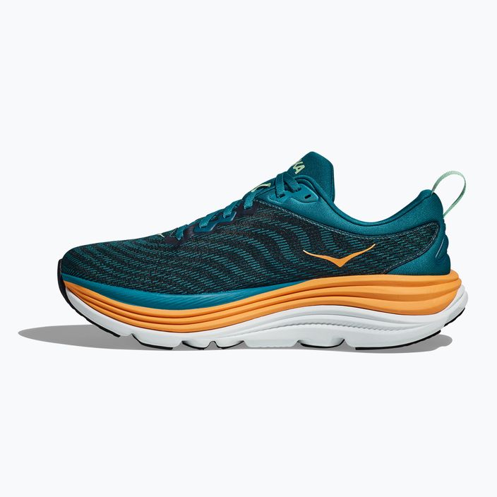 Scarpe da corsa da uomo HOKA Gaviota 5 deep lagoon/sherbet 3