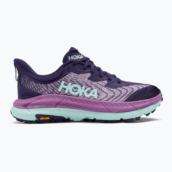 Scarpe da corsa da donna HOKA Mafate Speed 4 night sky/orchid flower 2