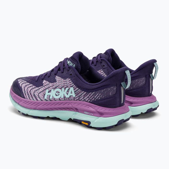 Scarpe da corsa da donna HOKA Mafate Speed 4 night sky/orchid flower 3