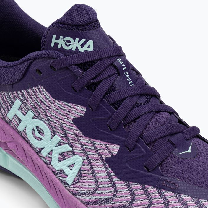 Scarpe da corsa da donna HOKA Mafate Speed 4 night sky/orchid flower 8