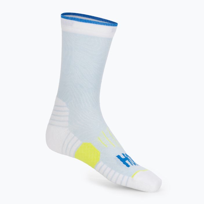 HOKA Crew Run Sock 3 paia di calzini da corsa blu diva/acqua ghiacciata/serale primula 3