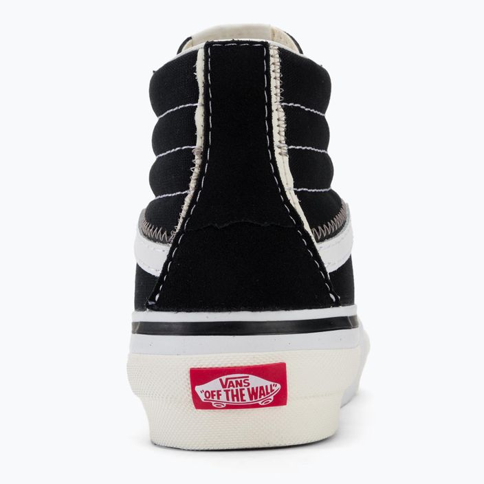 Scarpe Vans SK8-Hi Reconstruct nere/bianche 6