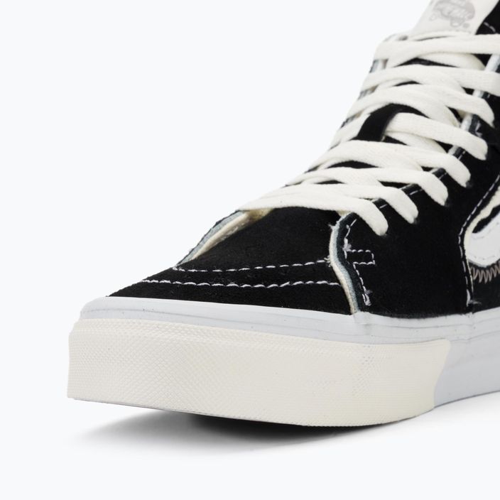 Scarpe Vans SK8-Hi Reconstruct nere/bianche 7