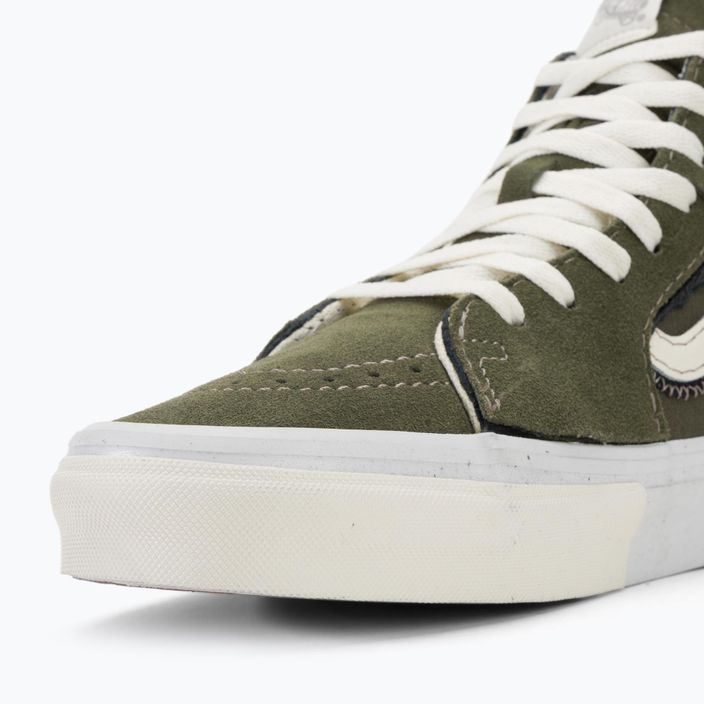 Scarpe Vans SK8-Hi Reconstruct oliva camo 7