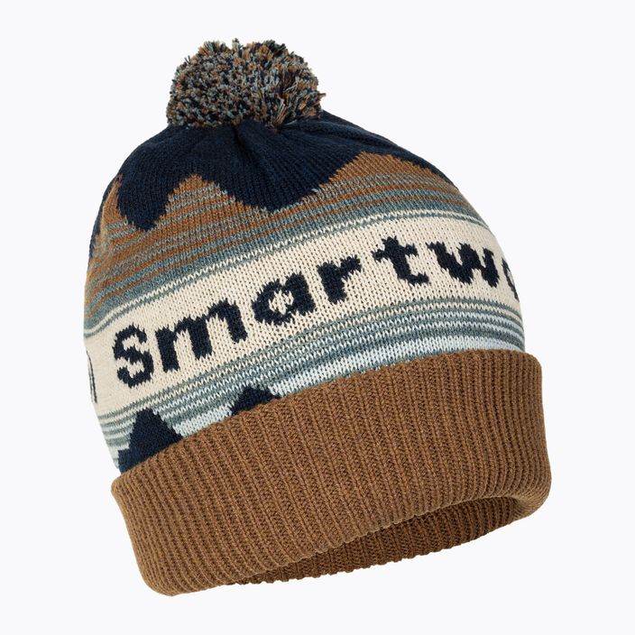 Smartwool Knit Winter Pattern POM berretto in erica marina profonda