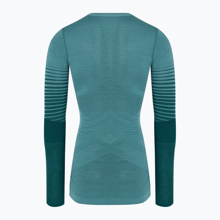 Smartwool Donna Intraknit Thermal Merino Baselayer Pattern Crew cascade longsleeve 4